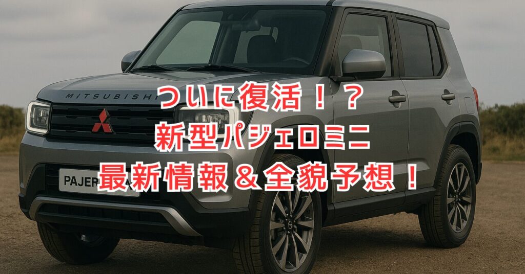 新型パジェロミニ最新情報！2025年以降登場？価格・燃費は